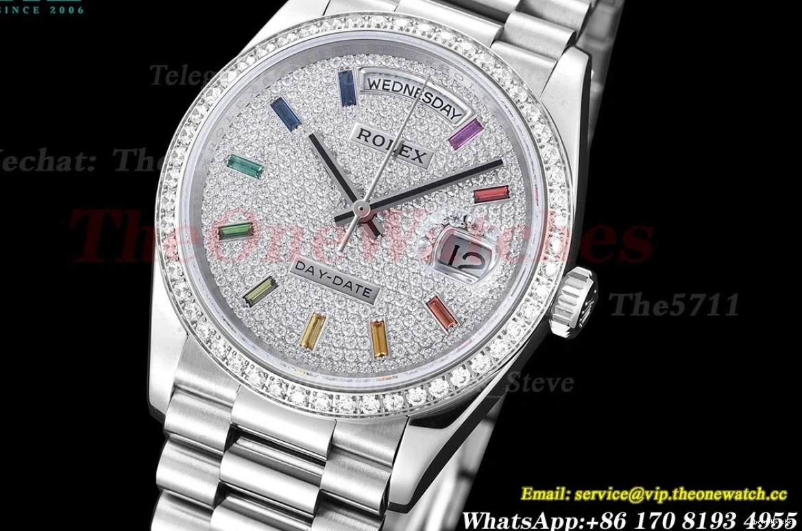 Dial RAF Diamond A2836 36mm Dia Pres SS DayDate SS 0312